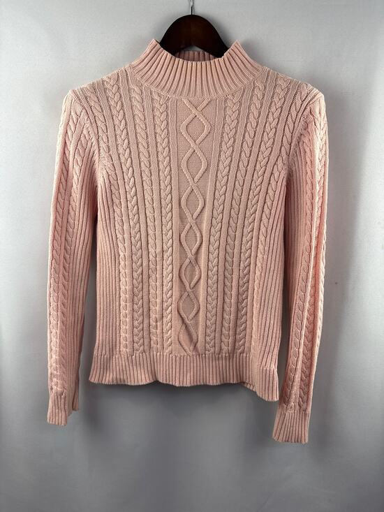 Chaps Sweaters - Women’s Chaps Small Baby Pink Knit Sweater